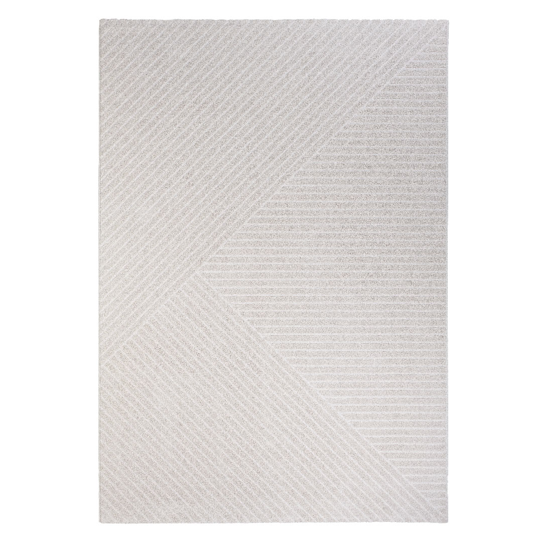 Tappeto CORTINA 19 IVORY: Minimalismo Elegante per il Tuo Soggiorno