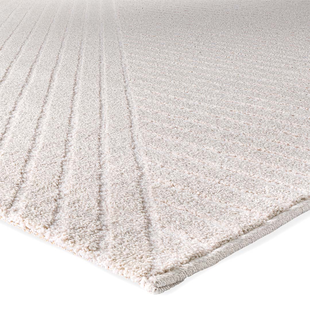 Tappeto CORTINA 19 IVORY: Minimalismo Elegante per il Tuo Soggiorno