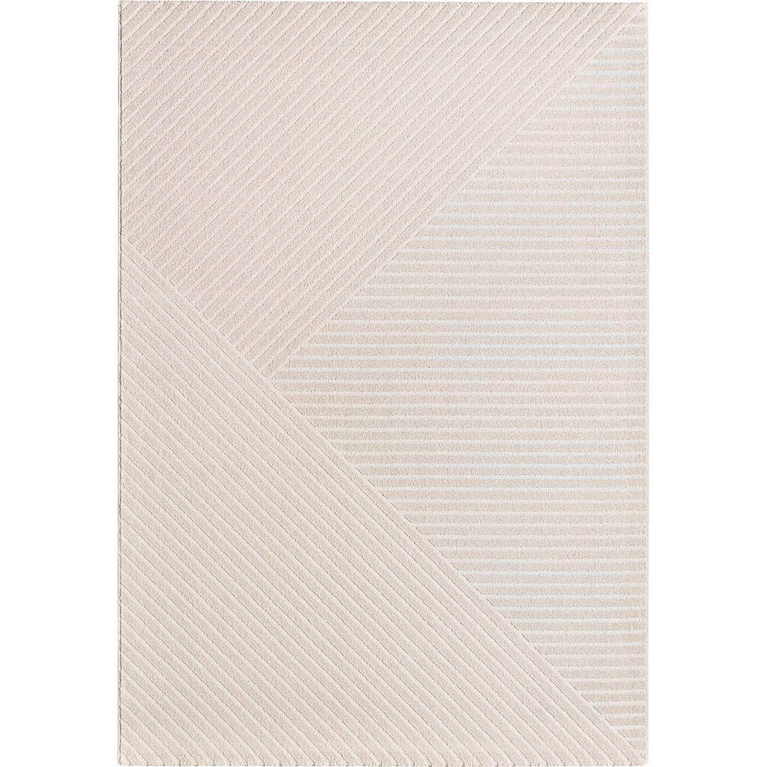 Tappeto CORTINA 19 IVORY: Minimalismo Elegante per il Tuo Soggiorno