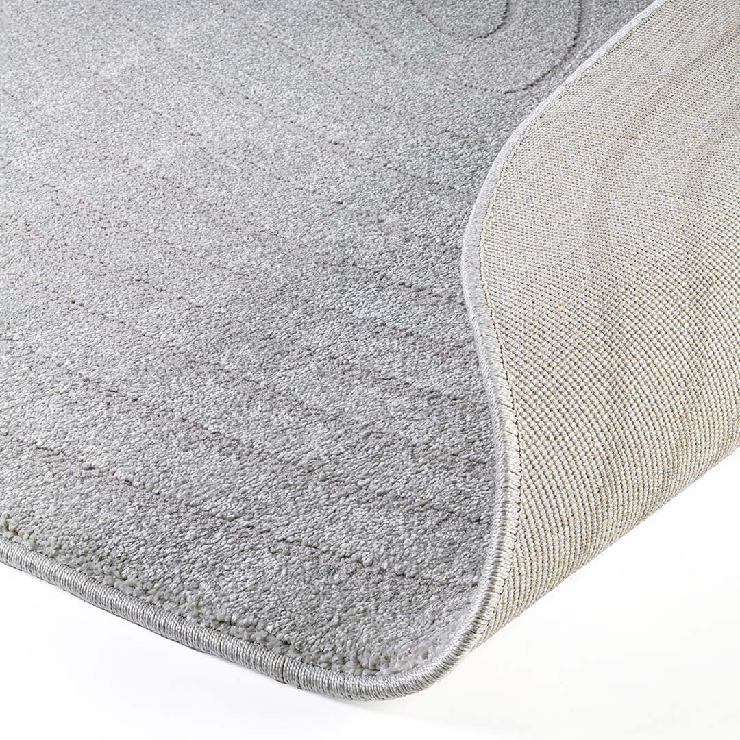 Tappeto CORTINA STONE GREY: Raffinatezza Organica per Camera da Letto e Salotto Moderno