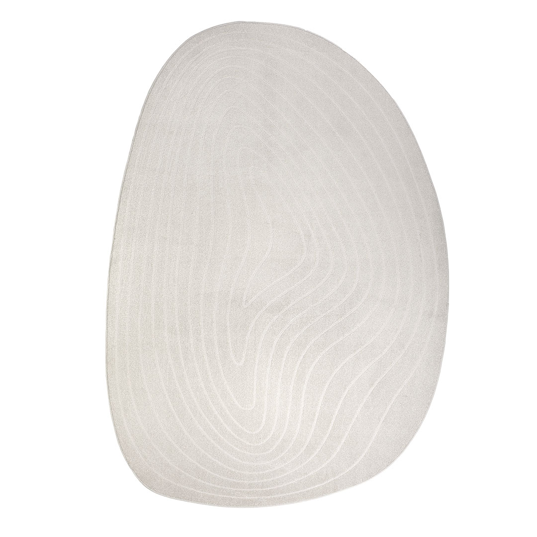 Tappeto CORTINA STONE IVORY: Eleganza Organica per Camere da Letto e Salotti Moderni