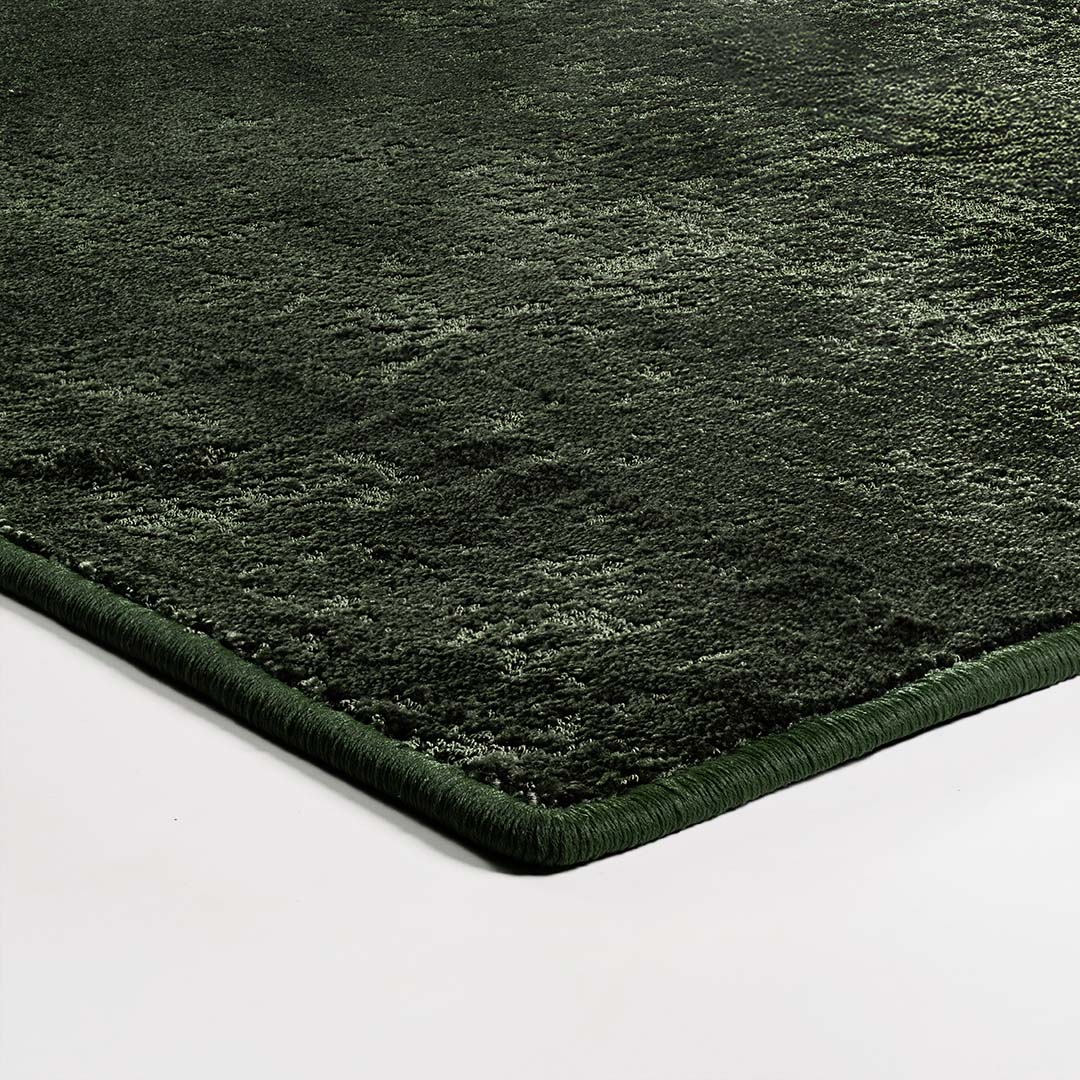 Tappeto VELLUTO VERDE BOSCO: Eleganza Naturale per la Tua Casa