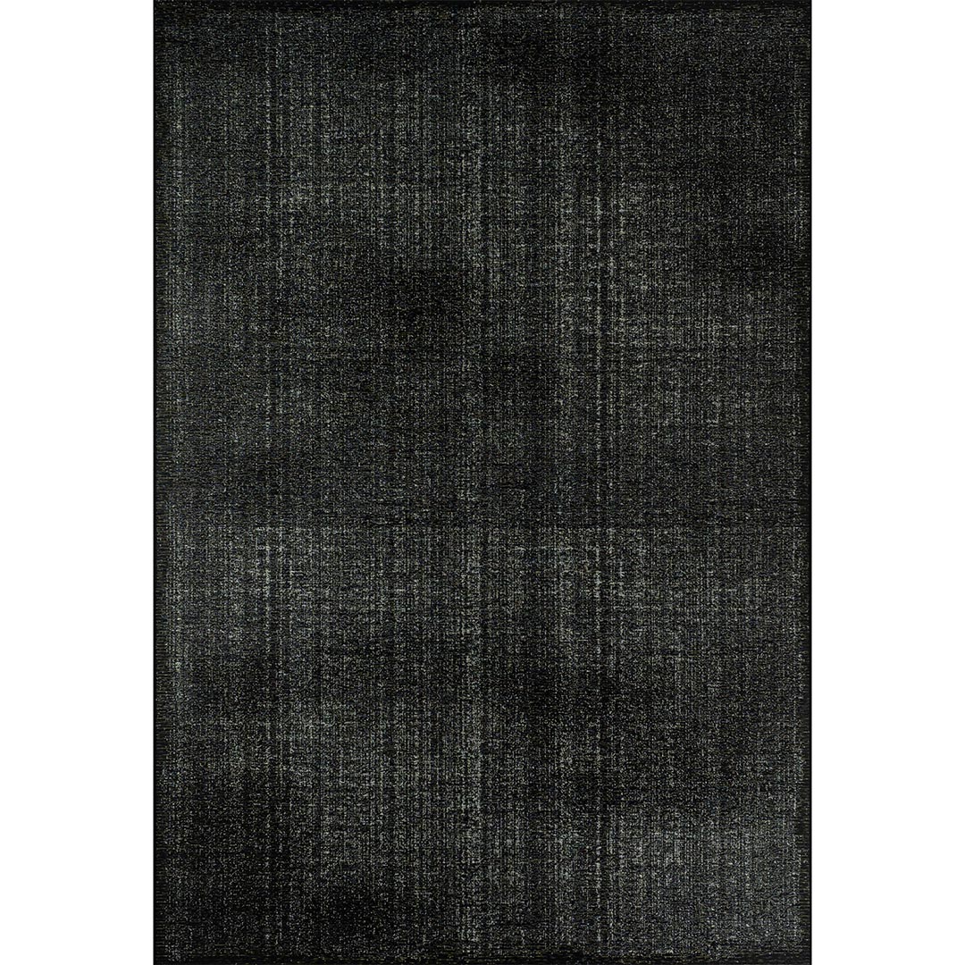 Tappeto MAYA BLACK: Eleganza Monocromatica per Interni ed Esterni