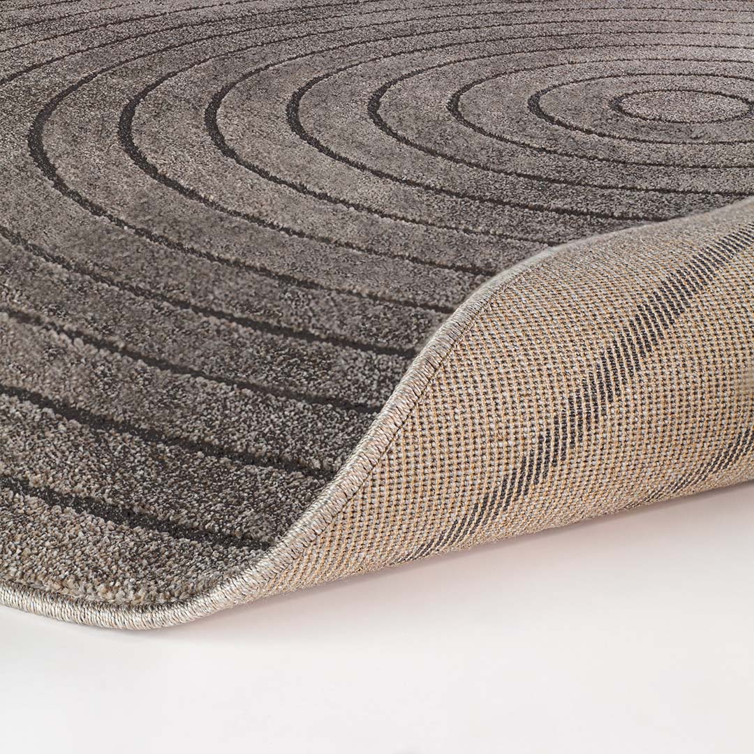 Tappeto CORTINA SFERA TAUPE – Geometria e comfort per interni contemporanei