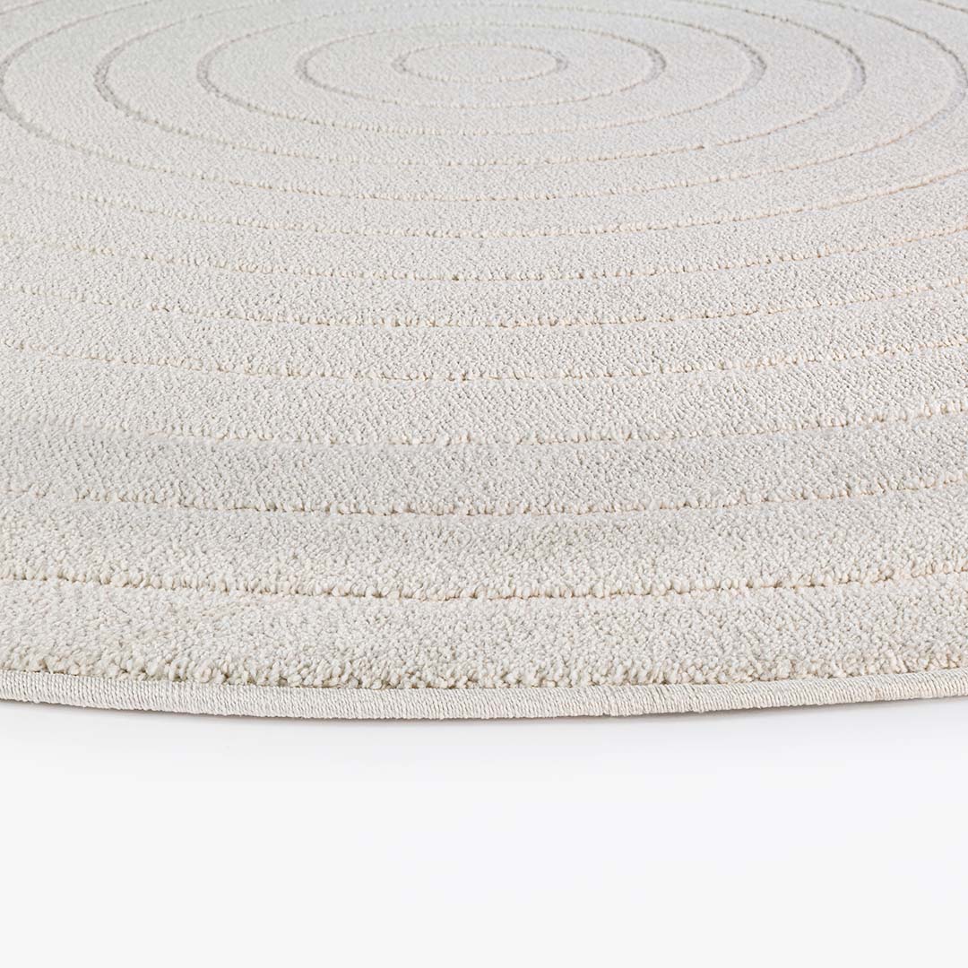 Tappeto CORTINA SFERA IVORY – Eleganza rotonda per ambienti luminosi