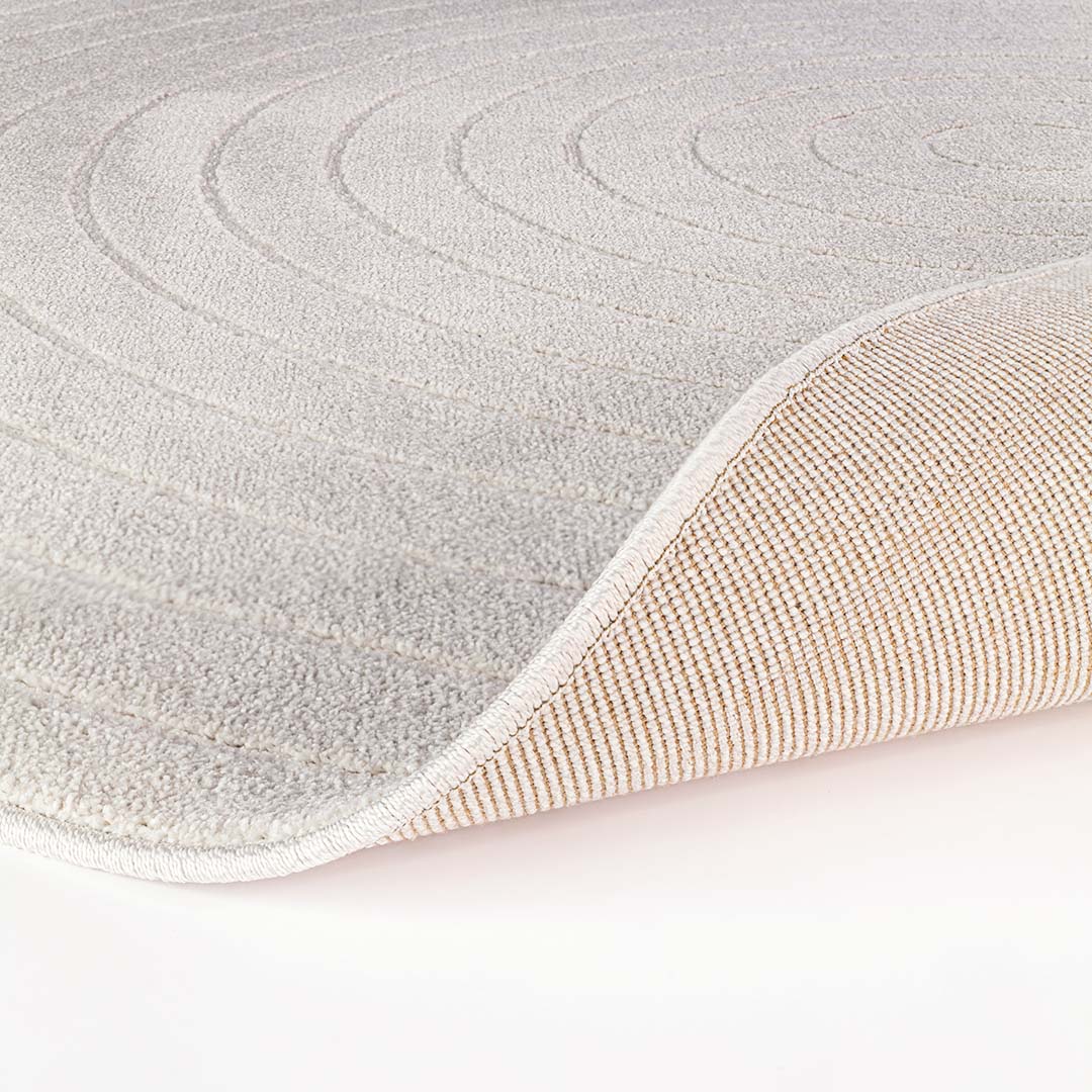 Tappeto CORTINA SFERA IVORY – Eleganza rotonda per ambienti luminosi