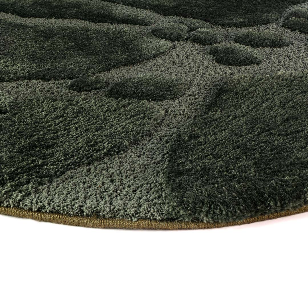 Tappeto VENERE STONE VERDE BOSCO – Eleganza organica per ambienti raffinati