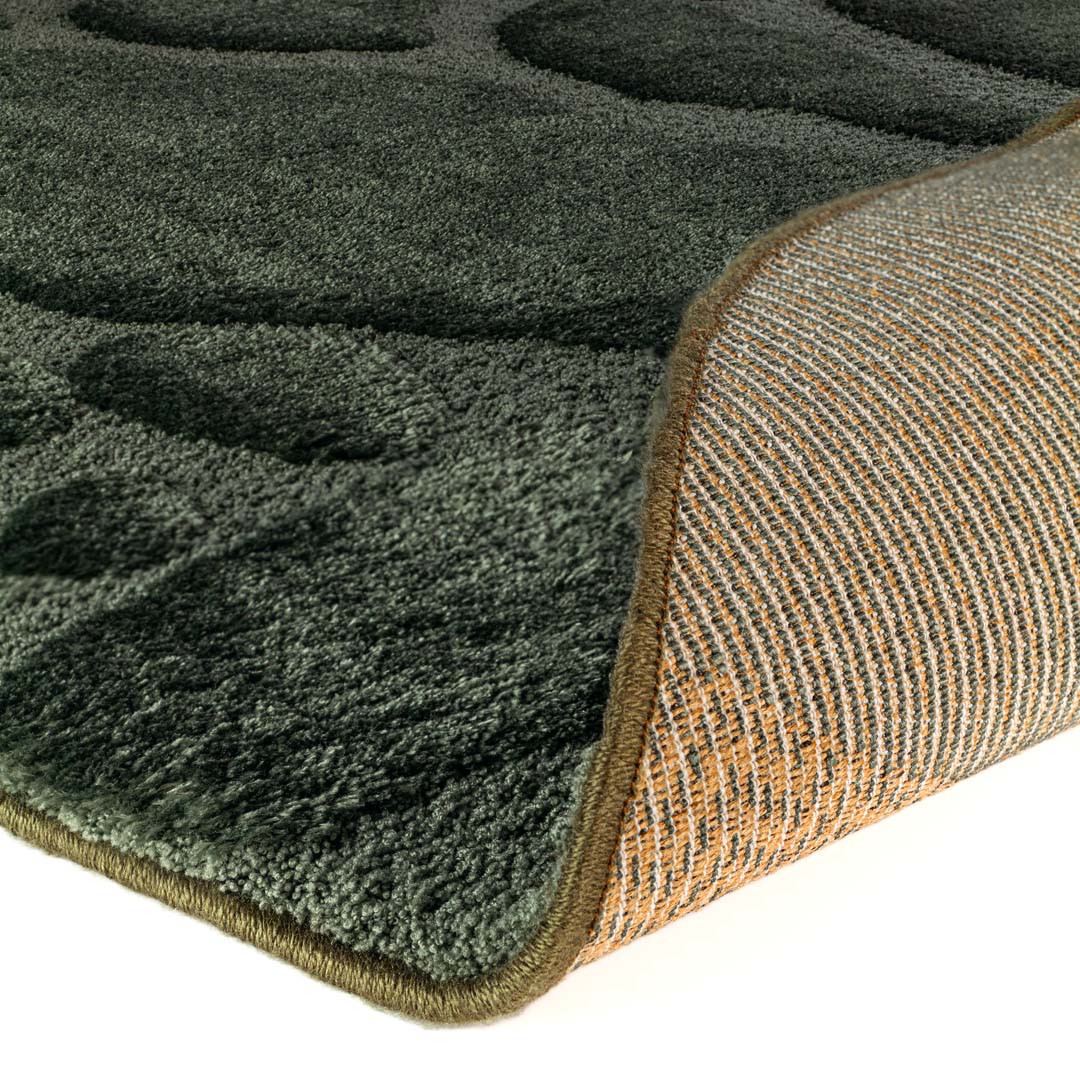 Tappeto VENERE STONE VERDE BOSCO – Eleganza organica per ambienti raffinati
