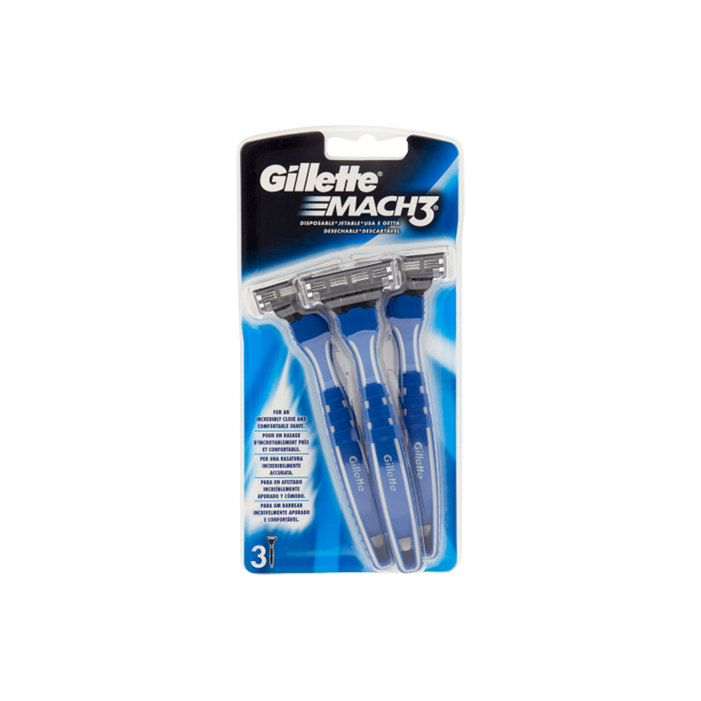 Mach3 Rasoio da Uomo Usa e Getta 3 Rasoi