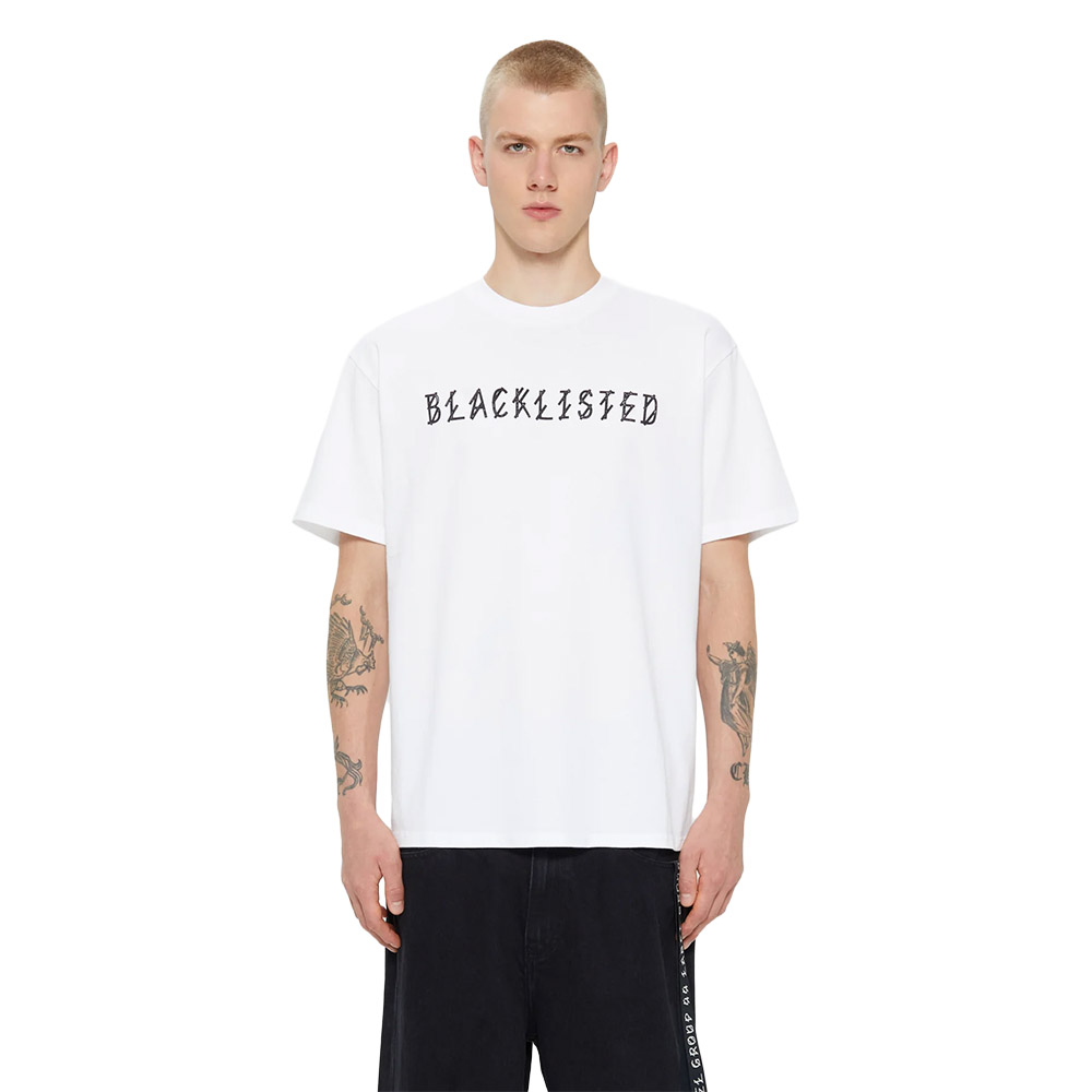 44 LABEL GROUP Maglietta Maniche Corte Tee Blacklisted White