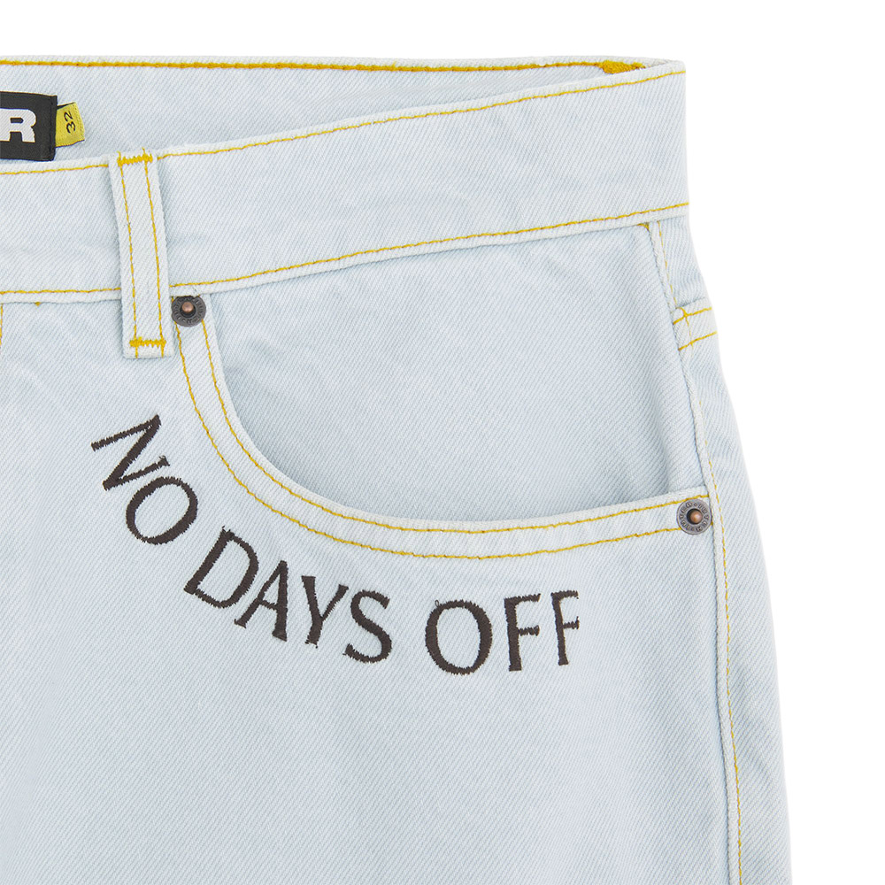 IUTER Pantaloncino Denim Shorts Baggy Fringed 