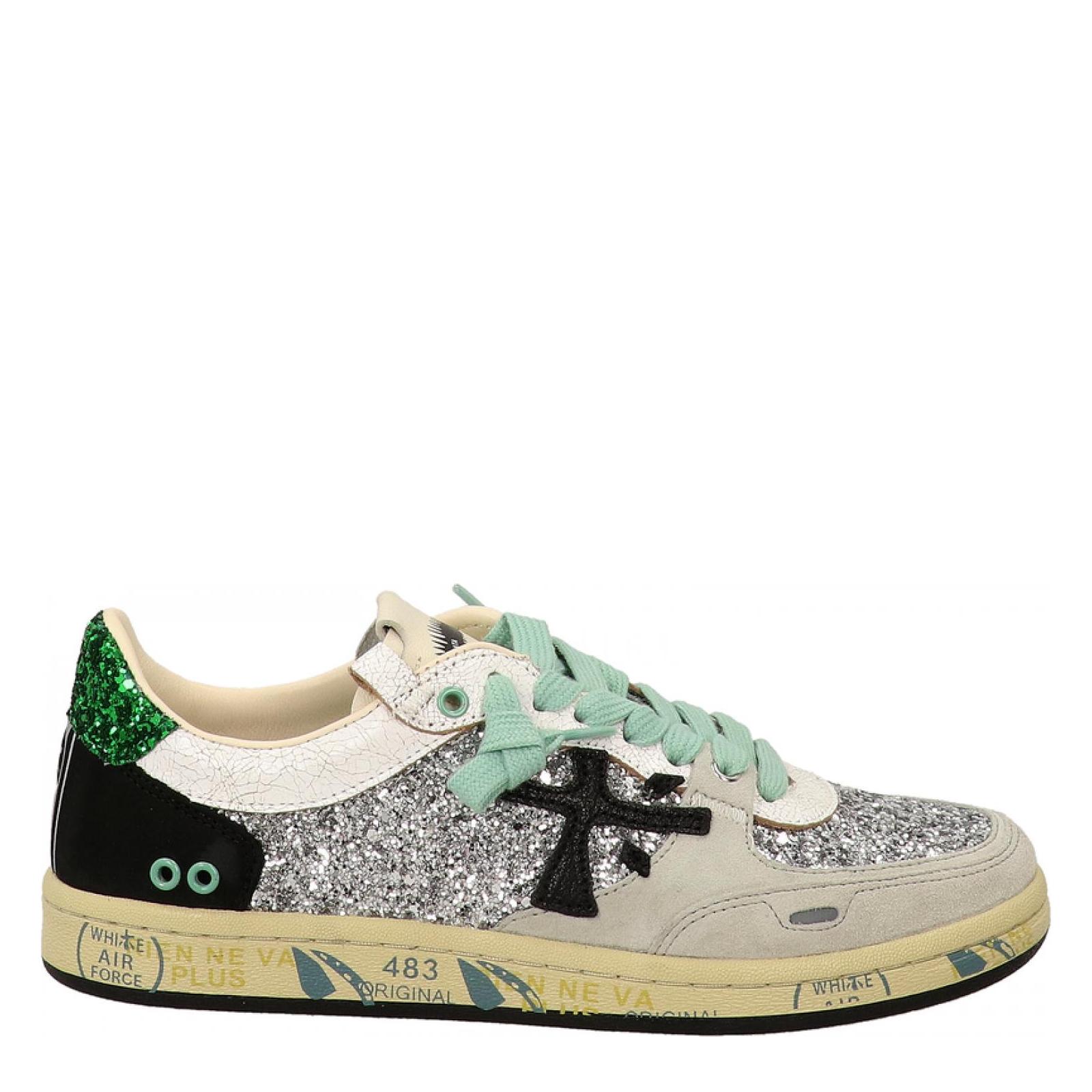 BSKT CLAYD 8165-argento-verde