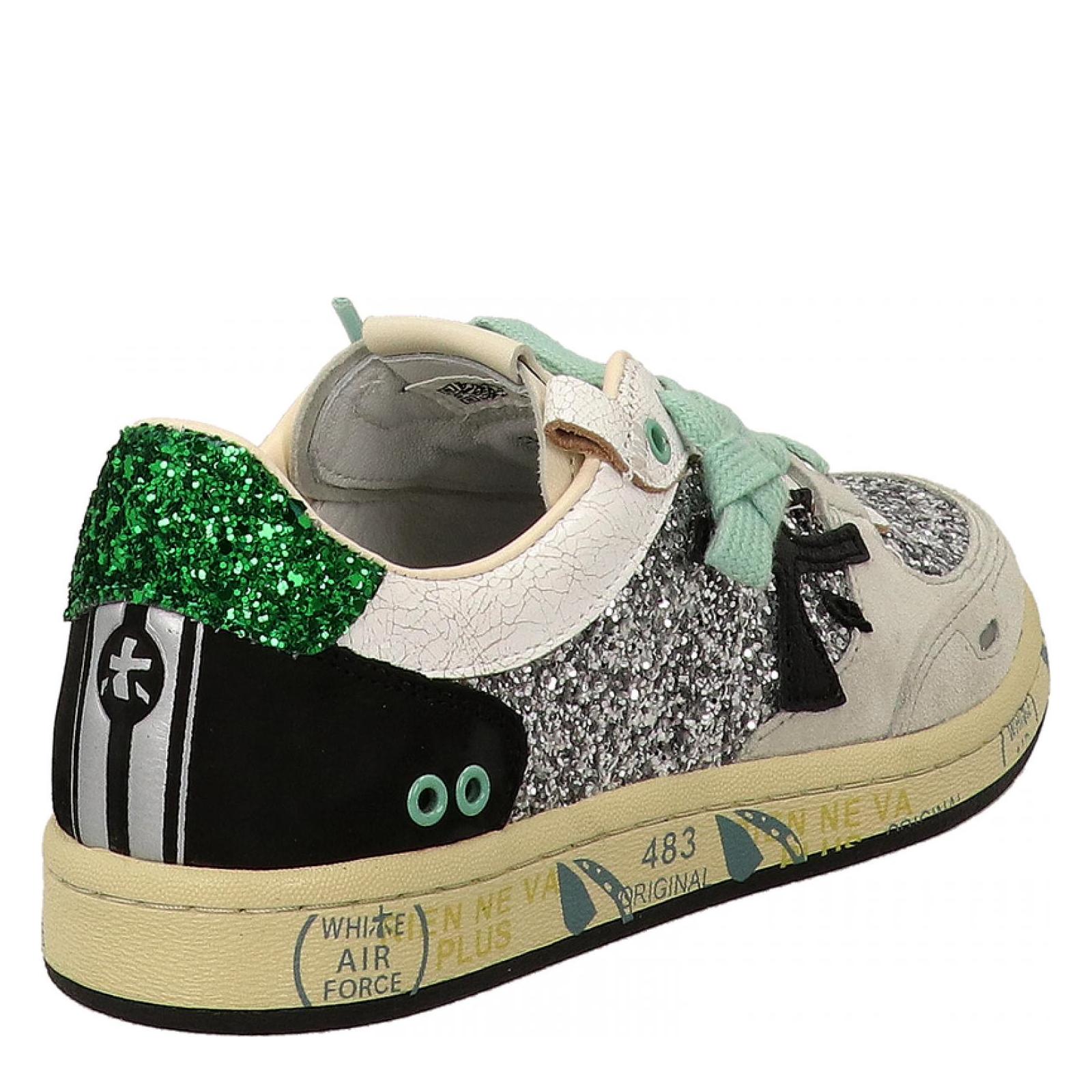 BSKT CLAYD 8165-argento-verde