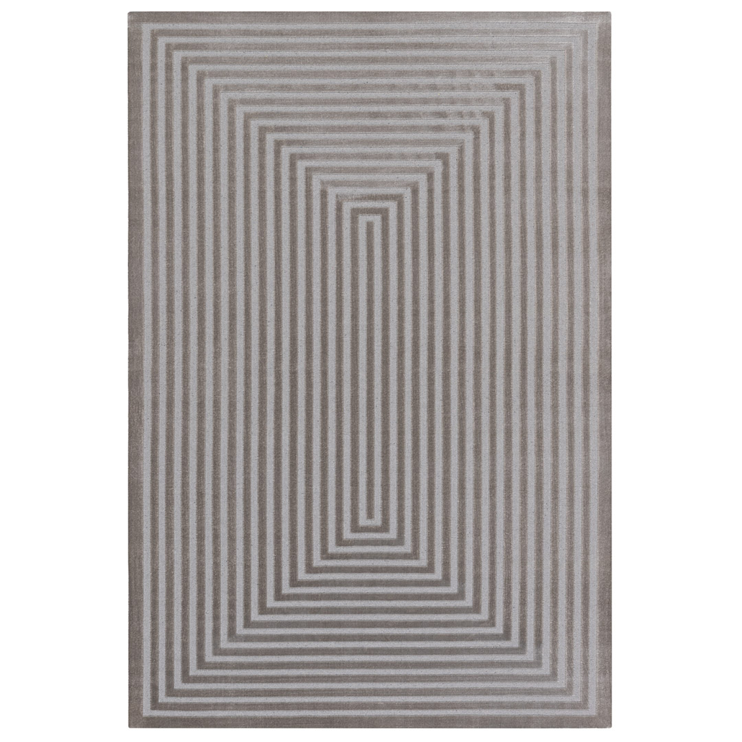 ELODIE TWO GREIGE – Geometrie Eleganti e Comfort Contemporaneo