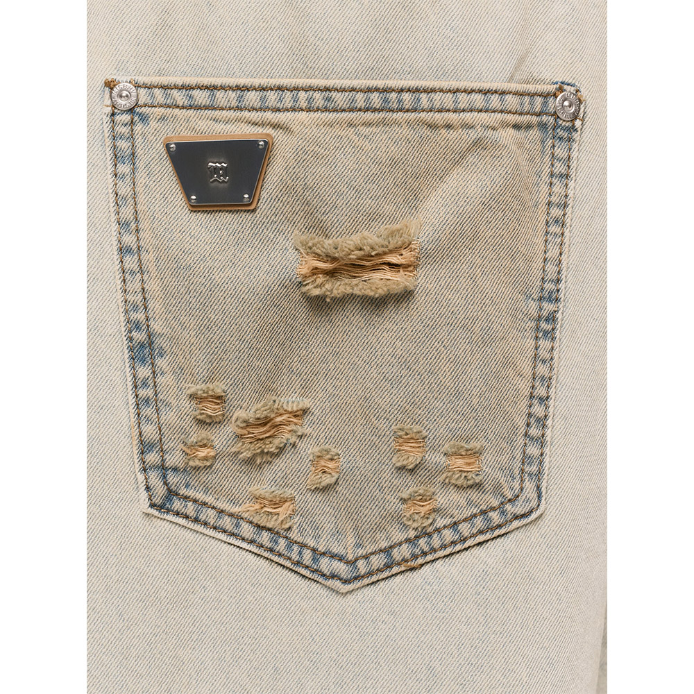MISBHV Pantaloni Balloon Denim Trousers Sand Washed 