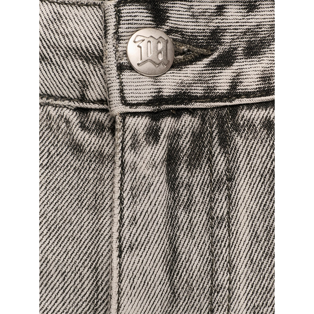 MISBHV Pantlaoncini Denim Shorts Charcoal 
