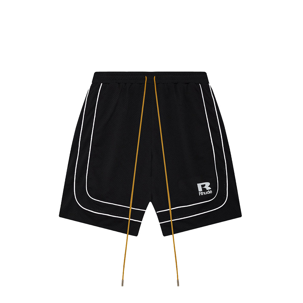 RHUDE Pantaloncini Mesh Basketball Shorts Baggy Black 