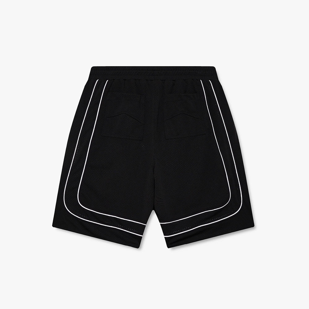 RHUDE Pantaloncini Mesh Basketball Shorts Baggy Black 