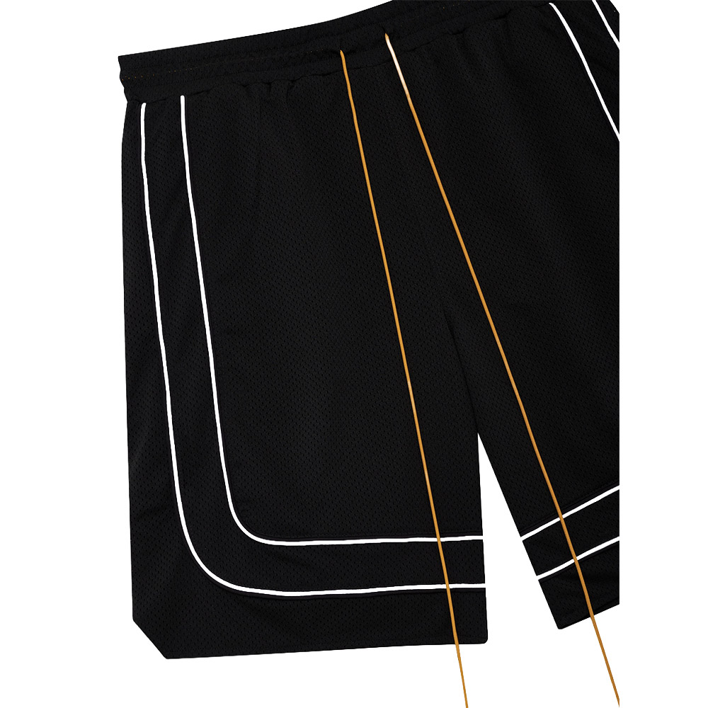 RHUDE Pantaloncini Mesh Basketball Shorts Baggy Black 