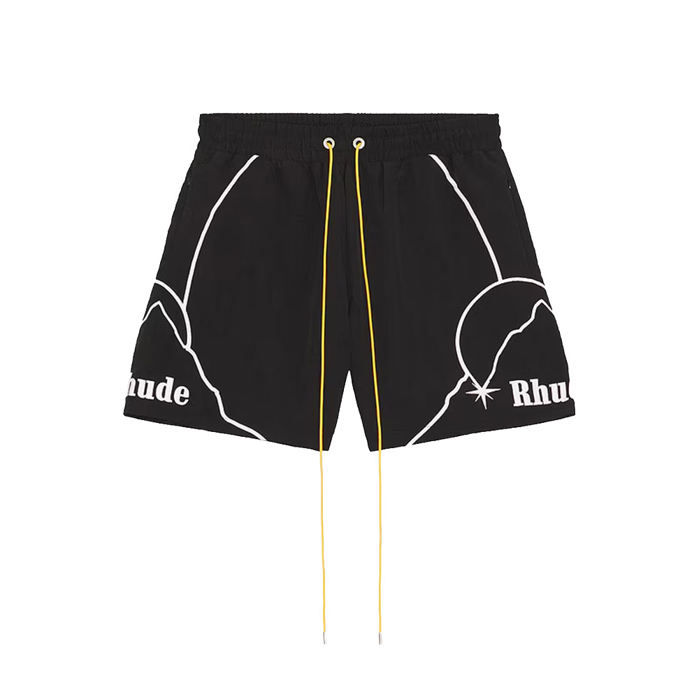 RHUDE Pantaloncini Shorts Moonlight Pista Black 