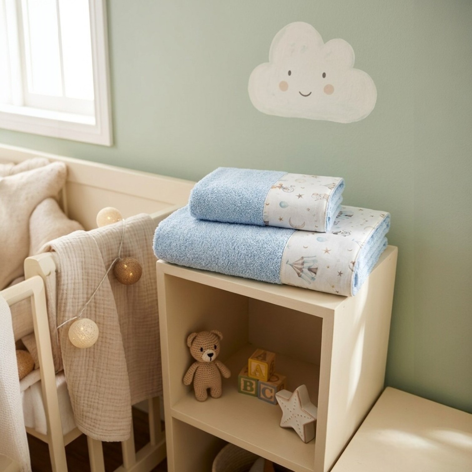 Set asciugamani viso e ospite Circo