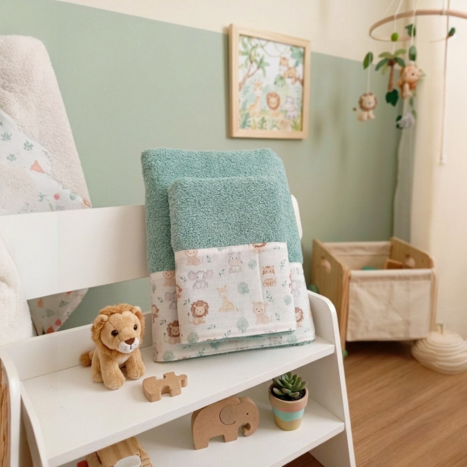 Set asciugamani viso e ospite Savana