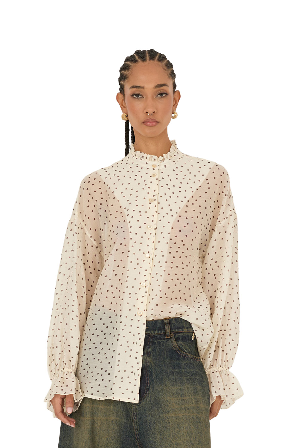 Camicia a Pois