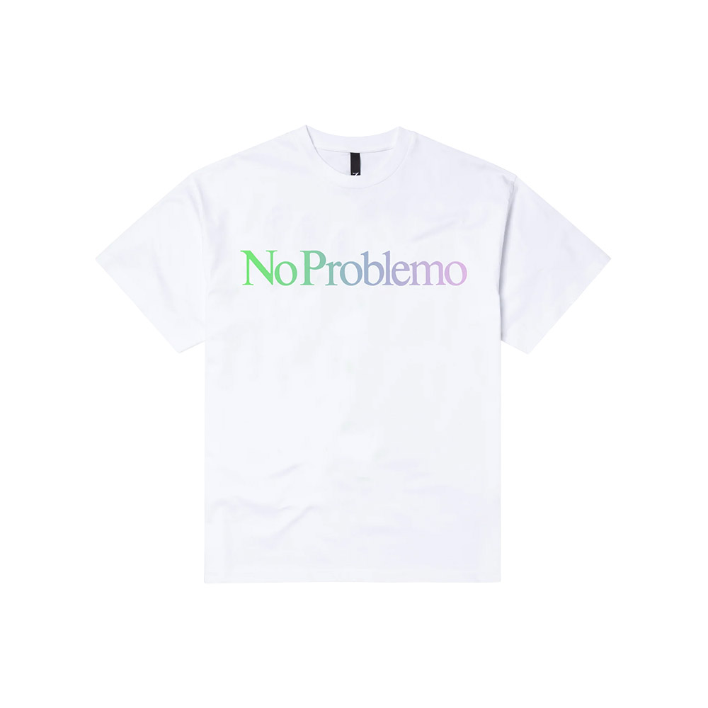 NO PROBLEMO Maglietta Manica Corta Tee Gradient White 