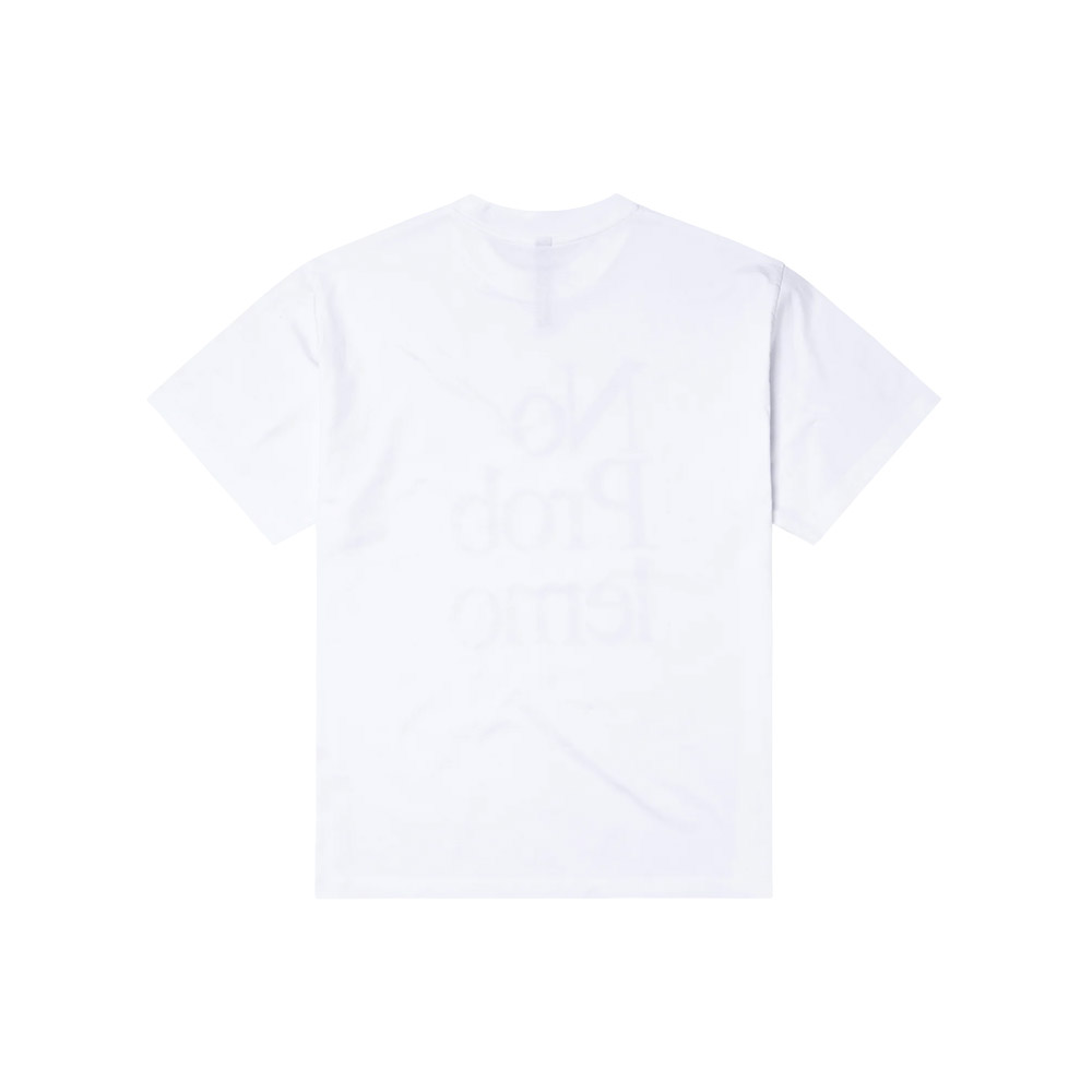 NO PROBLEMO Maglietta Manica Corta Tee Gradient White 