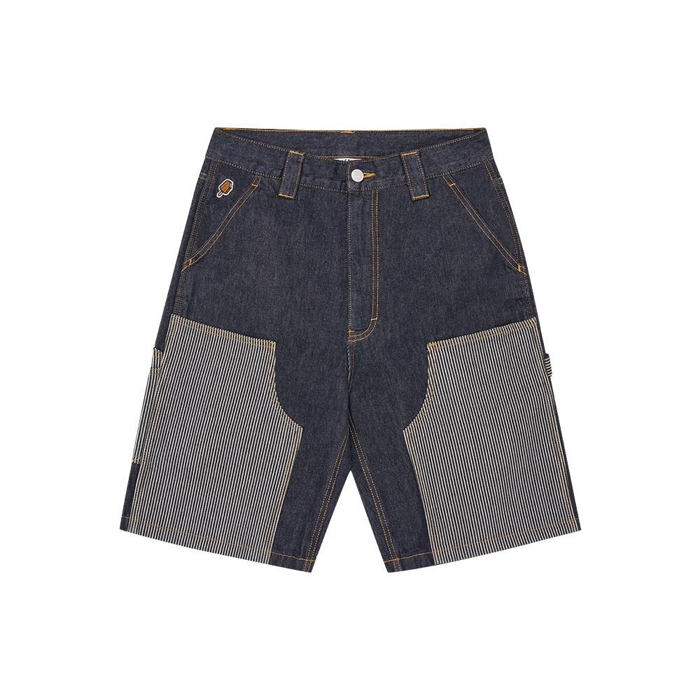 ICECREAM Pantaloncini Denim Carpenter Shorts Hickory Panel 