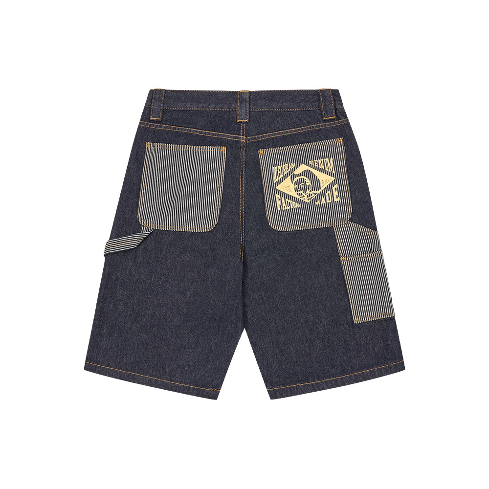 ICECREAM Pantaloncini Denim Carpenter Shorts Hickory Panel 