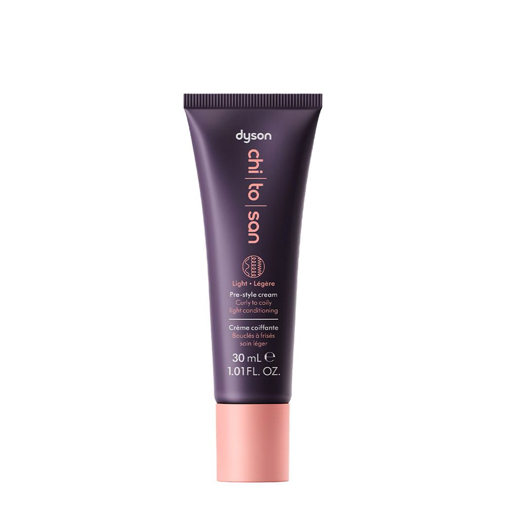 Chitosan Pre Styling Hair Cream Curly to Coily Light Conditioning 30ml 