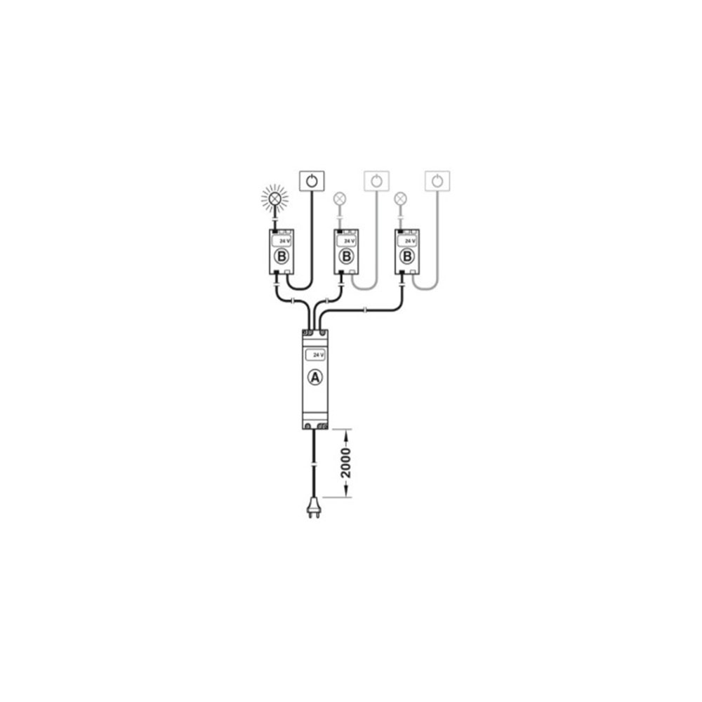 Distributore a 3 vie con commutazione Loox 24V