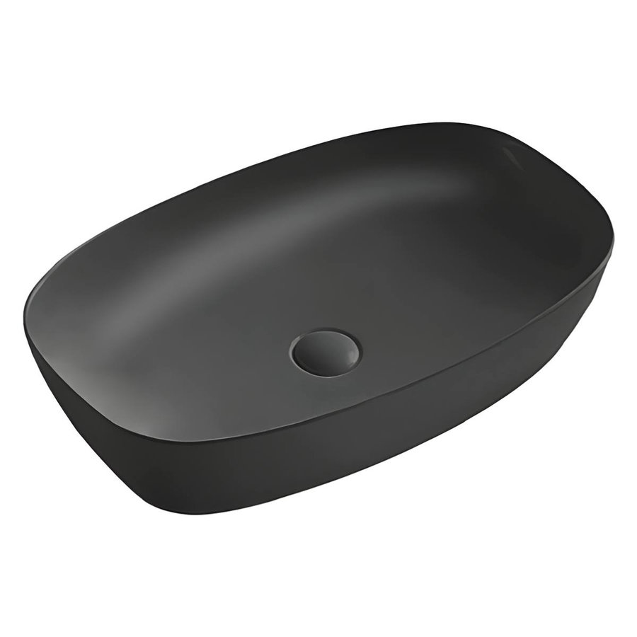 MOOD LAVABO ONE DA APPOGGIO 60CM NERO MATT