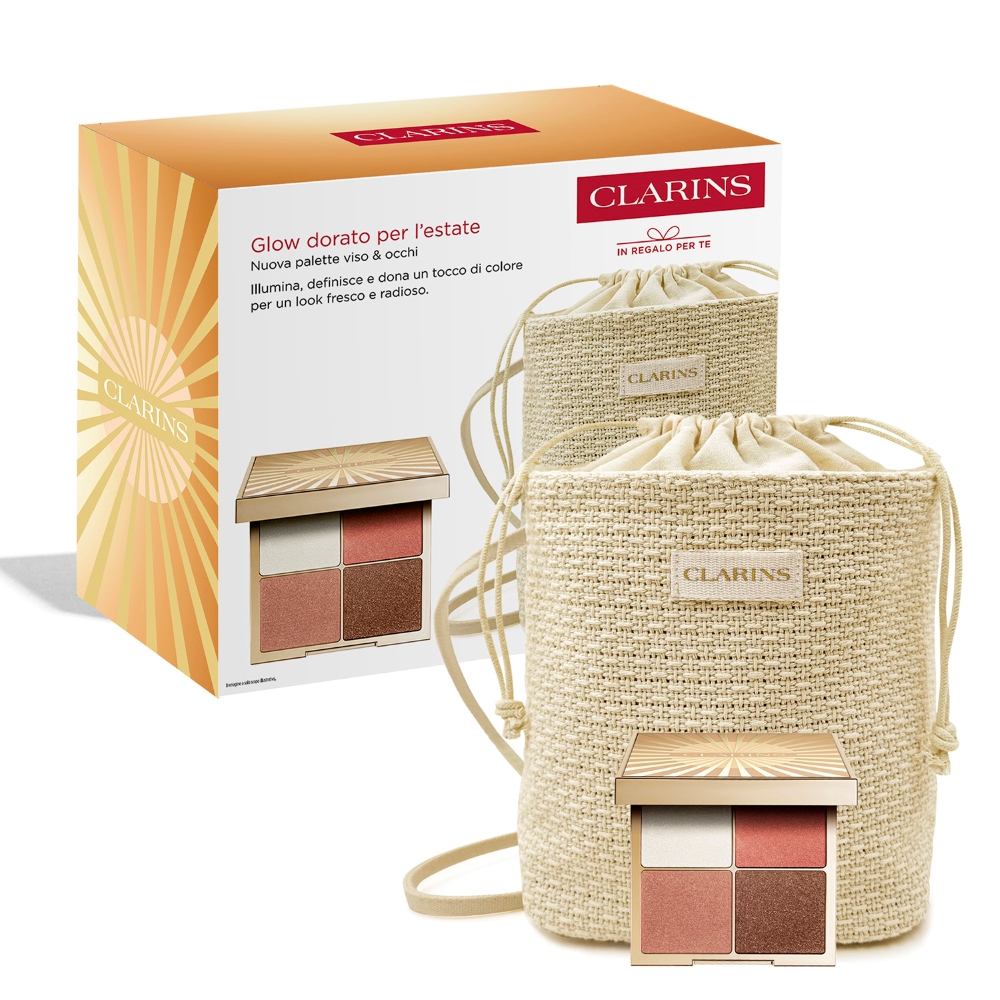 Glow dorato per l'estate - Palette viso & occhi