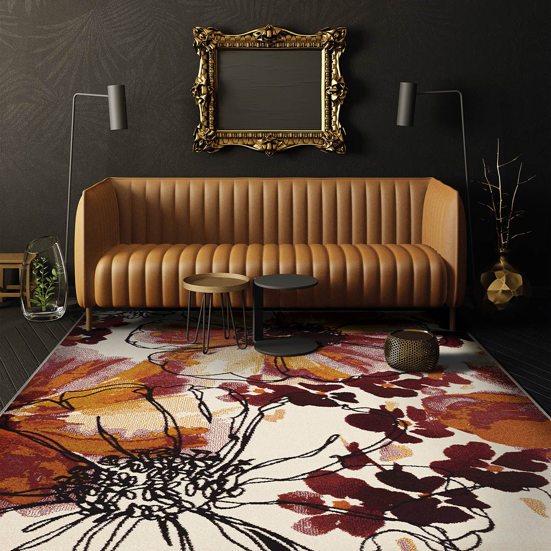 CAPRI 32041/6270: Eleganza Floreale e Comfort per Ambienti Contemporanei