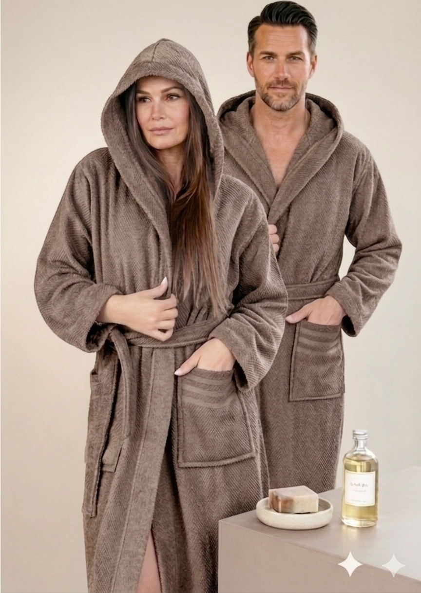 Accappatoio unisex chicco Giulia - tortora