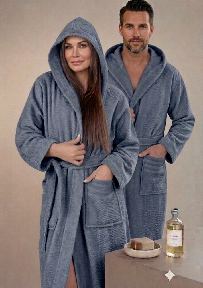 Accappatoio unisex chicco Giulia - indigo