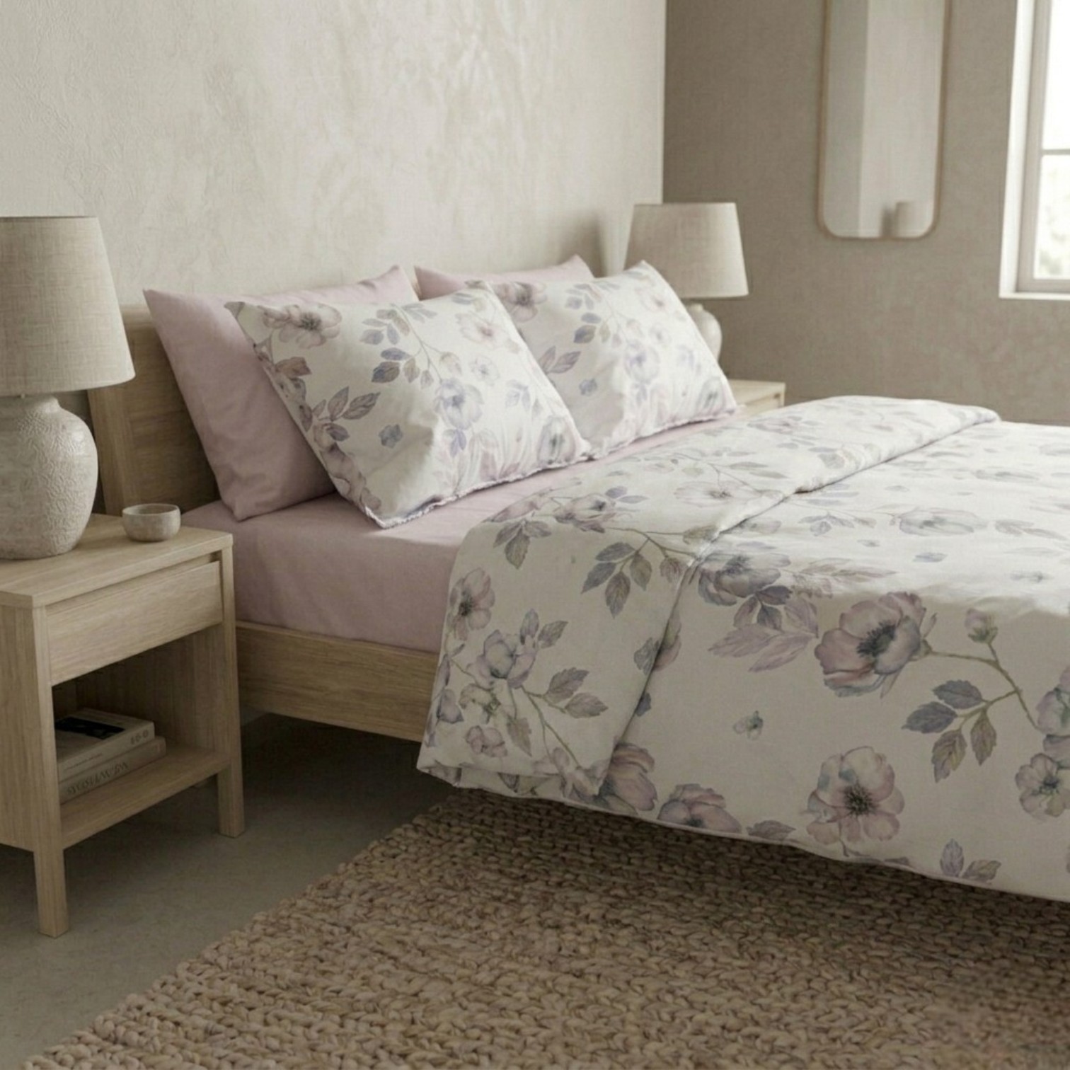 Completo letto copriletto Olivia