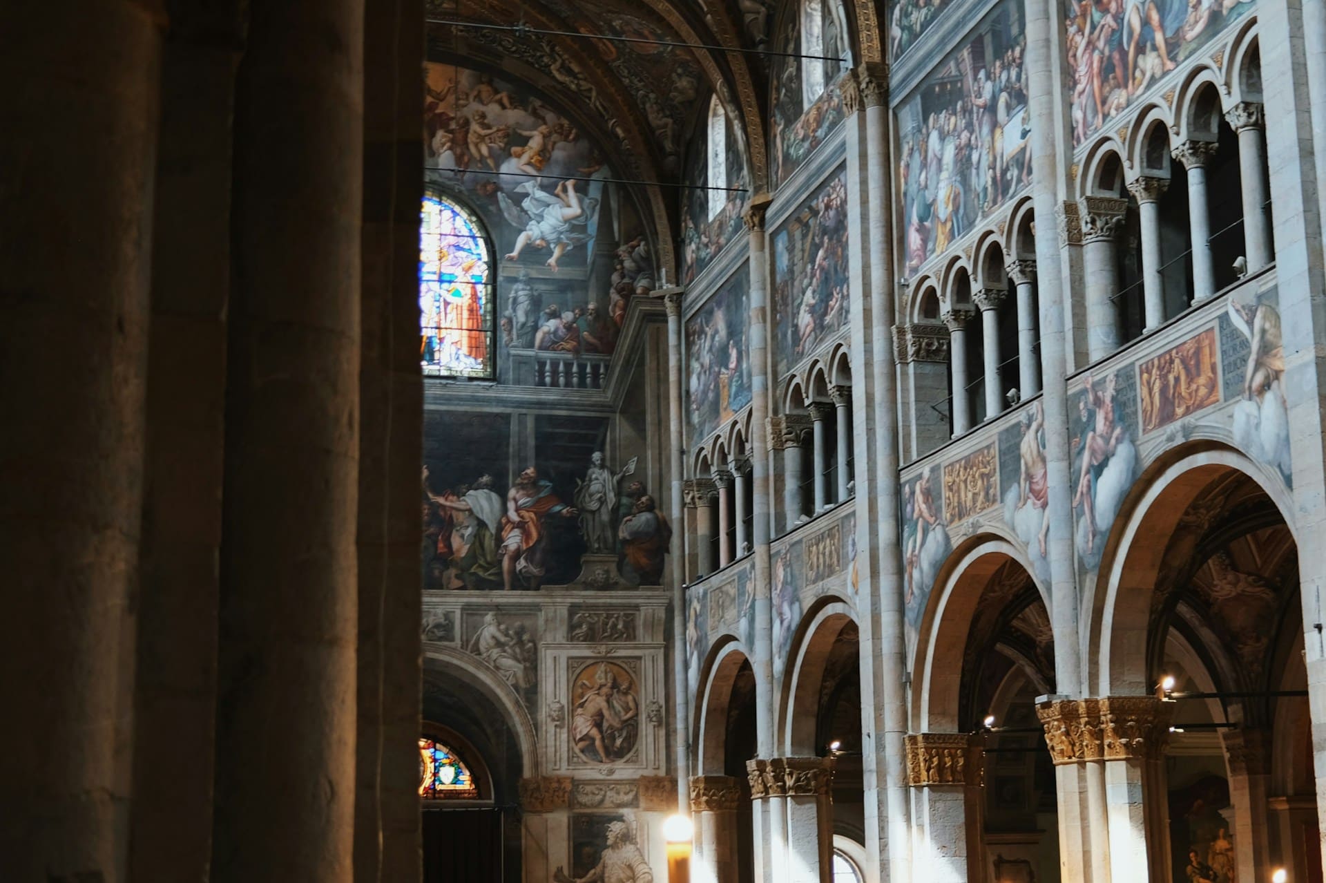 interno battistero di Parma