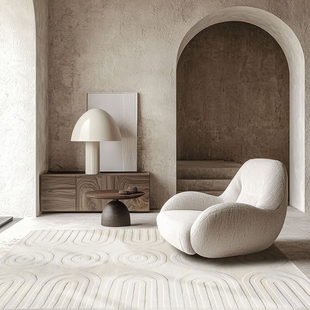 Tappeto SOLEIL PORCELLANA: Eleganza e Design per la Tua Casa