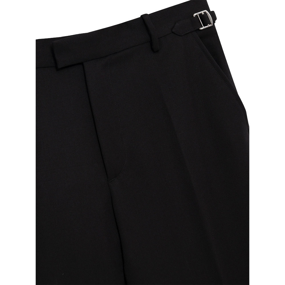 RHUDE Pantalone Pants Provence Tailored Straight Leg Black 