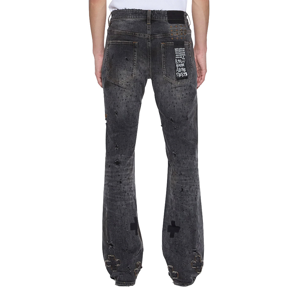 KSUBI Pantaloni Jeans Bronko Asher Black Shotgun 