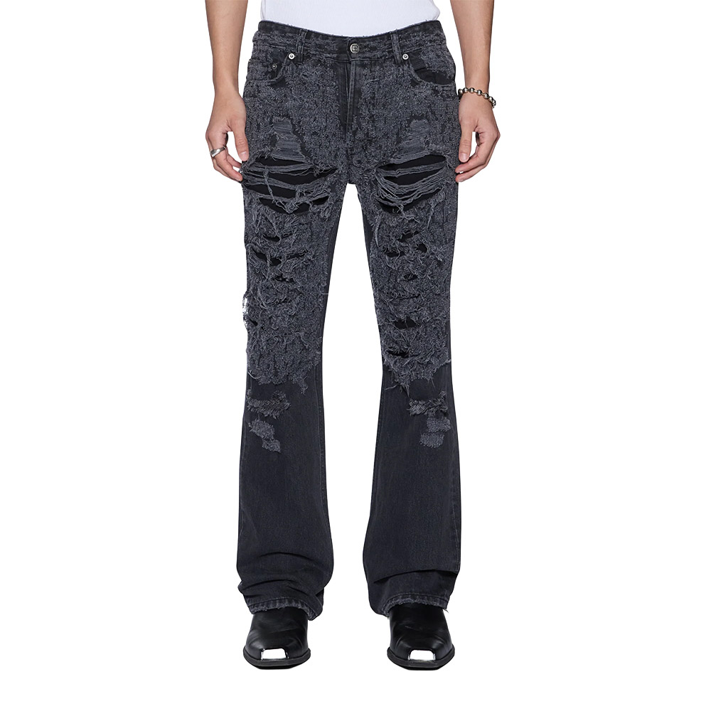 KSUBI Pantaloni Jeans Bronko Asher Black Trashed 