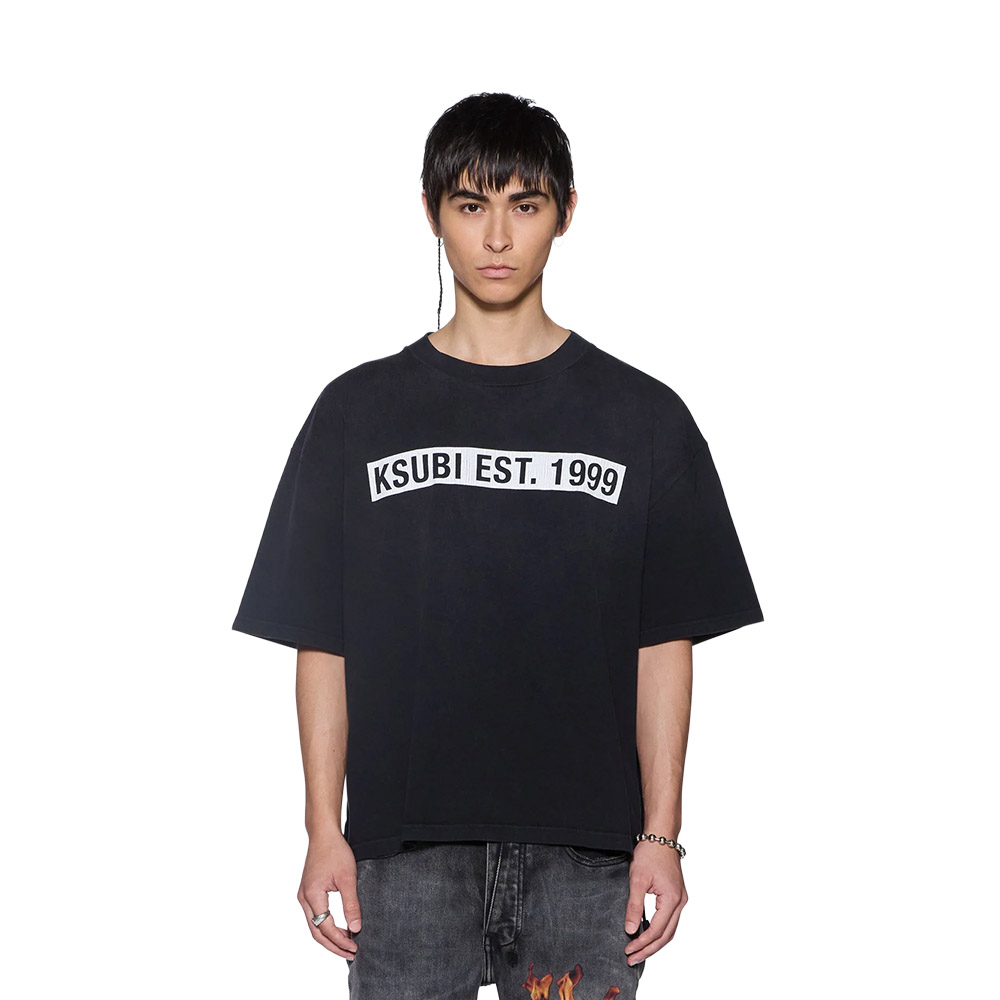 KSUBI Maglietta Maniche Corte Tee Kings Halen Black Fade