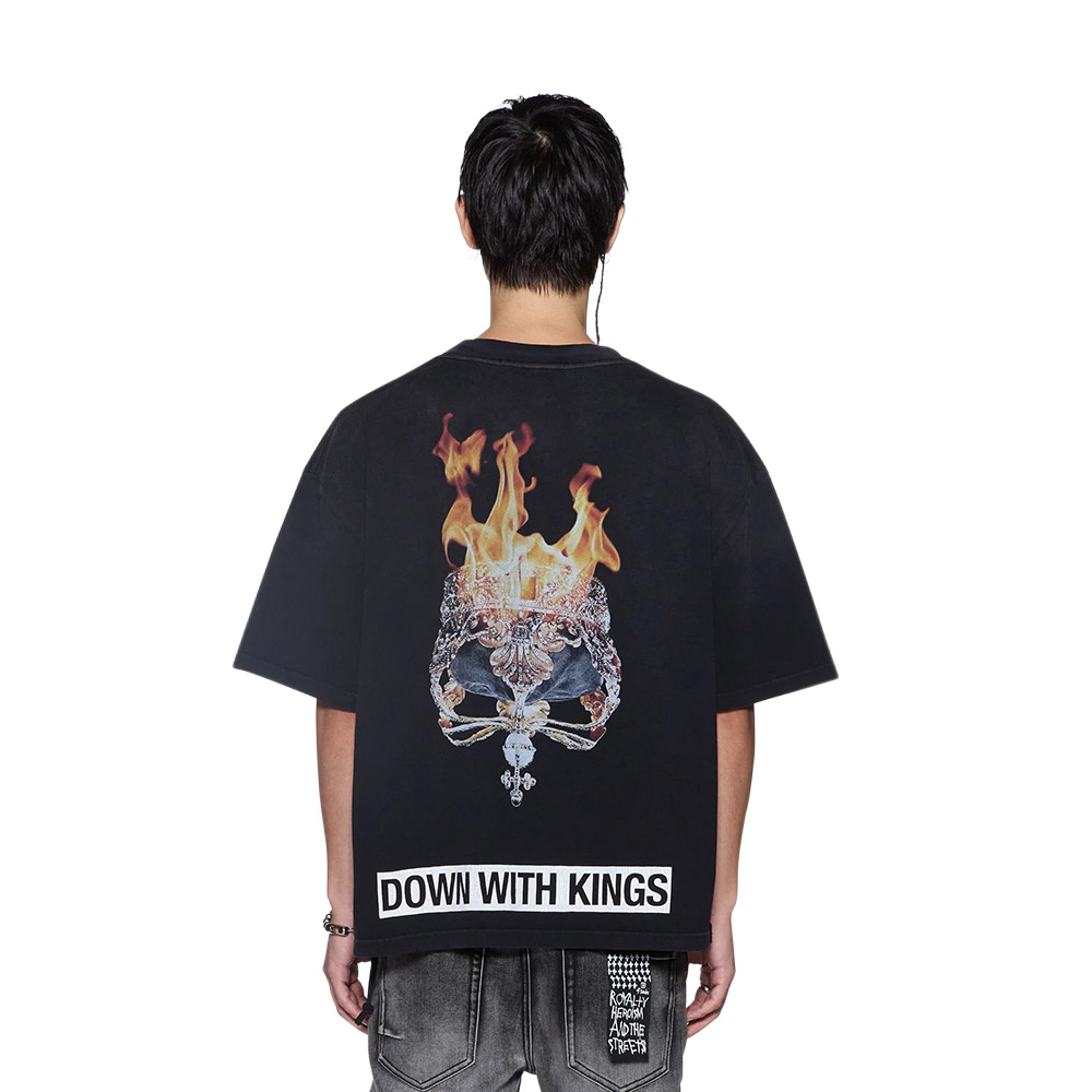 KSUBI Maglietta Maniche Corte Tee Kings Halen Black Fade