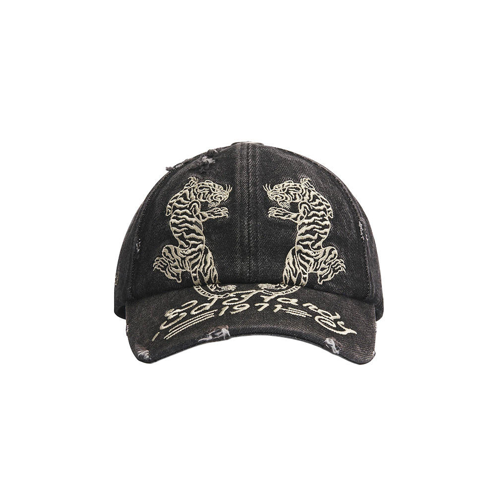 ED HARDY Cappello Cap 5 Panel Trucker Desert Tiger Black 