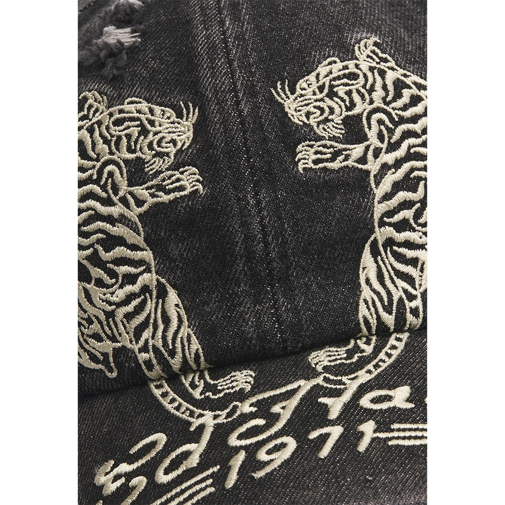 ED HARDY Cappello Cap 5 Panel Trucker Desert Tiger Black 