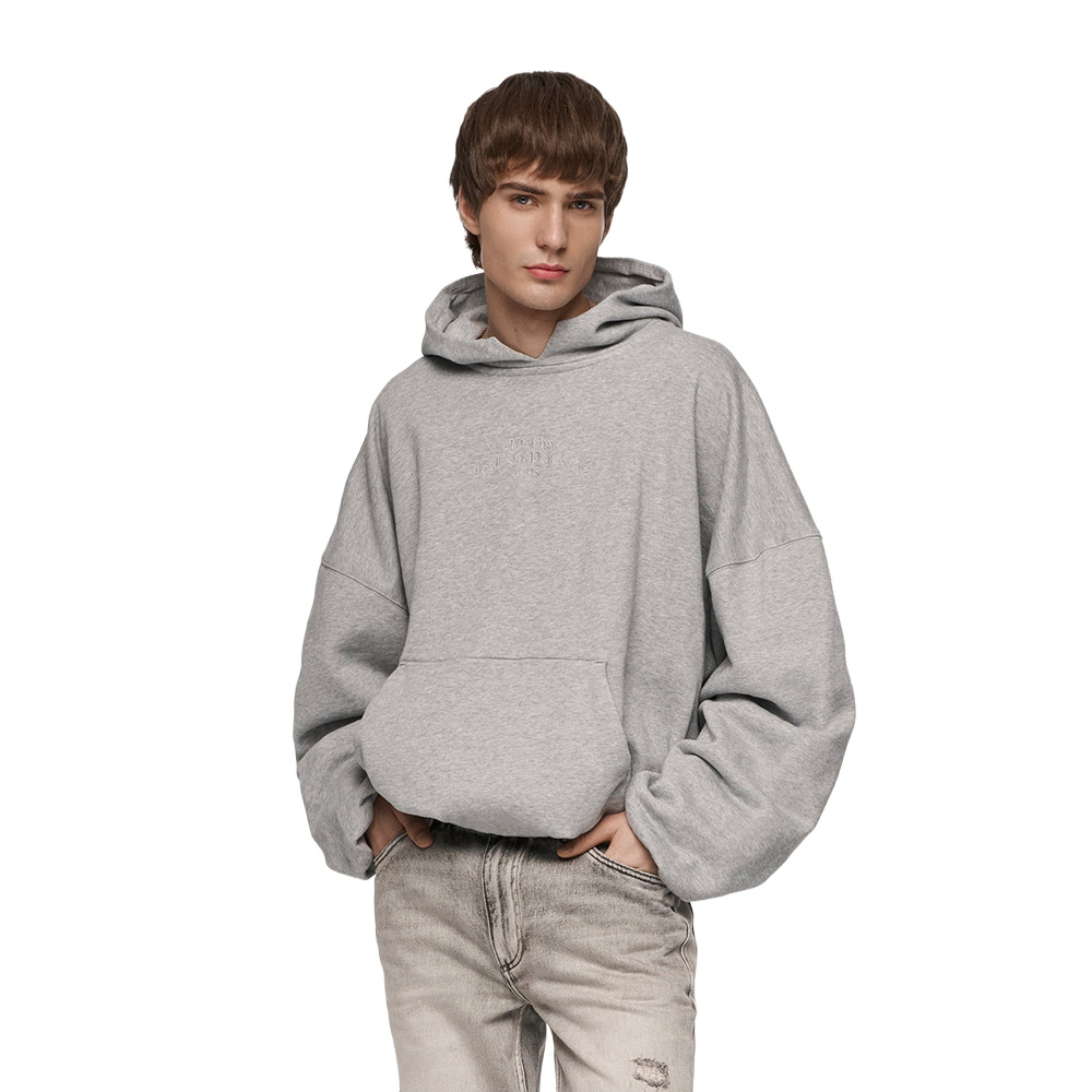 MISBHV Felpa Hoodie Inflated Heather Grey 