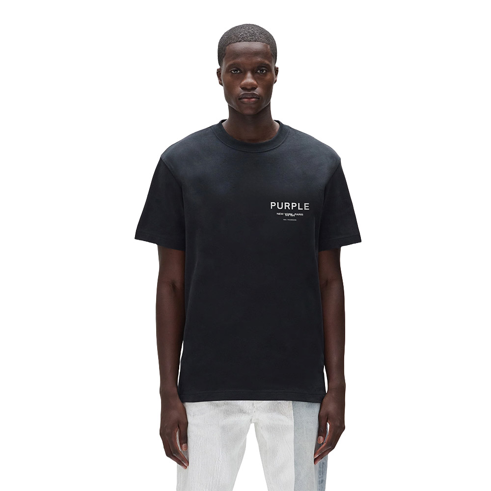 PURPLE Maglietta Maniche Corte Tee Cities Black 